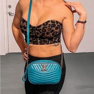 Fashion Nova leopard print corset top
